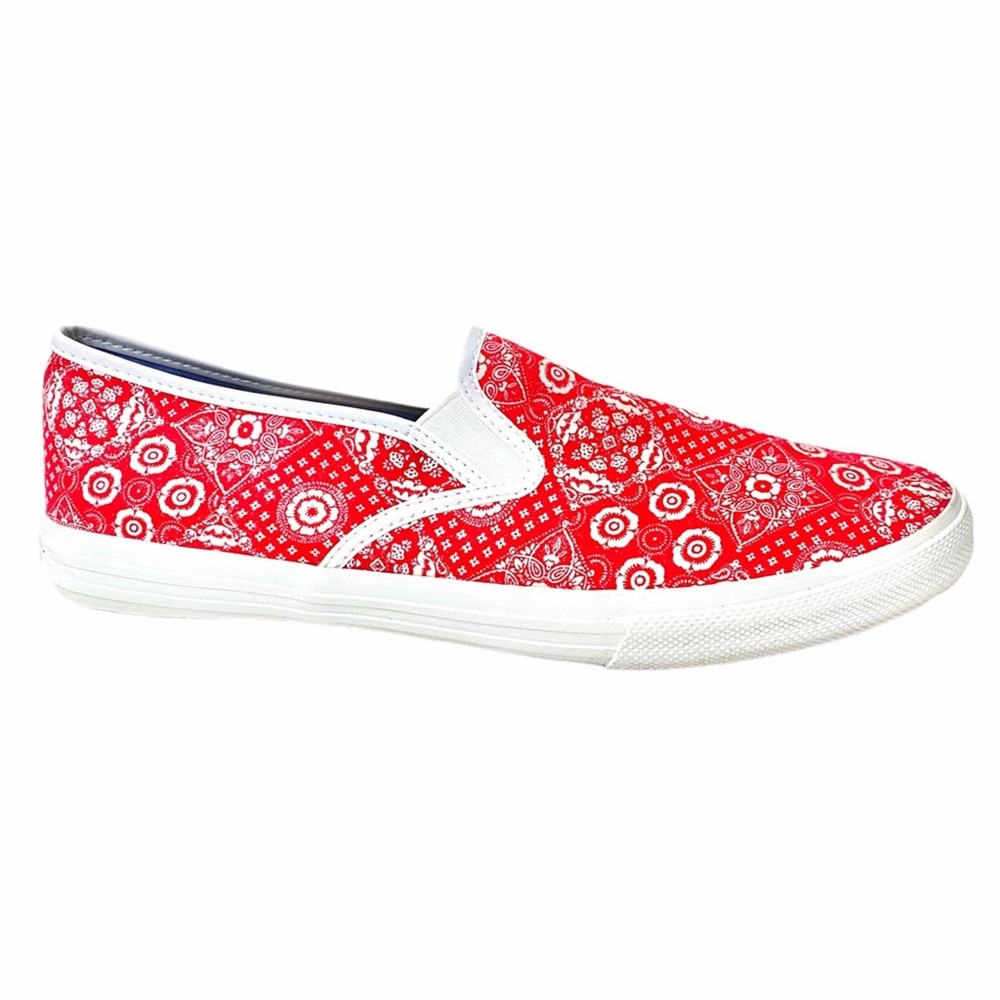 Talbots Liv Print Bandana Print Slip On Sneakers